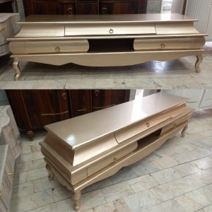 جدیدترین مدل میز تلویزیون مناسب جهیزیه با امکان ارسال فوری و سریع به سراسر کشور مدل Golden Rose