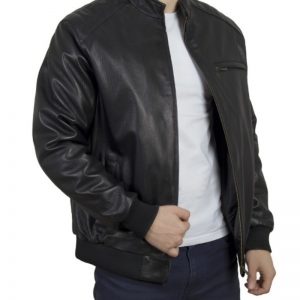 کاپشن چرم مردانه برند مارال چرم سایز xl