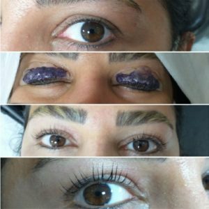 اکستنشن مژه،گریم و میکاپ،لیفت،لمینیت و بوتاکس تراپی مژه و ابرو