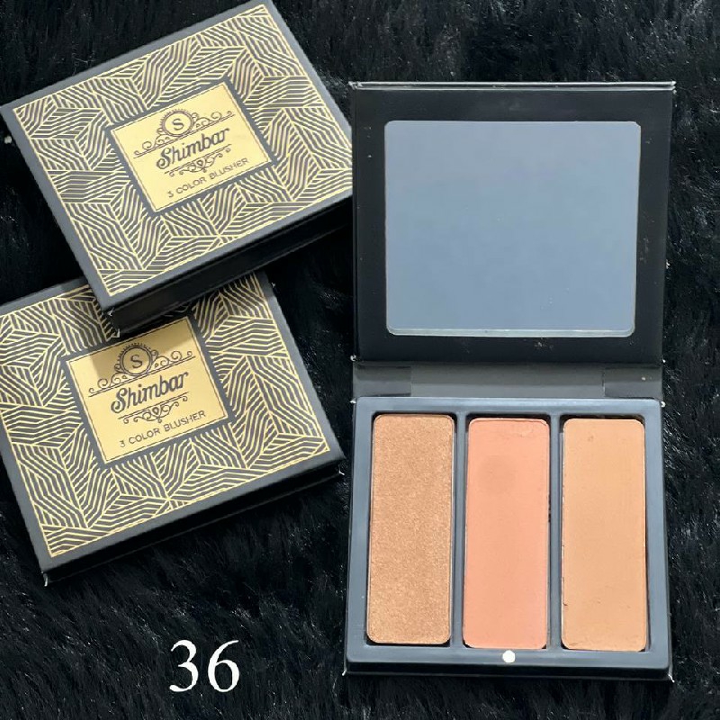 رژگونه سه رنگ شیمبار