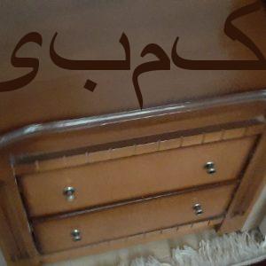 سه عدد دراور با اینه بزرگ بصورت ست