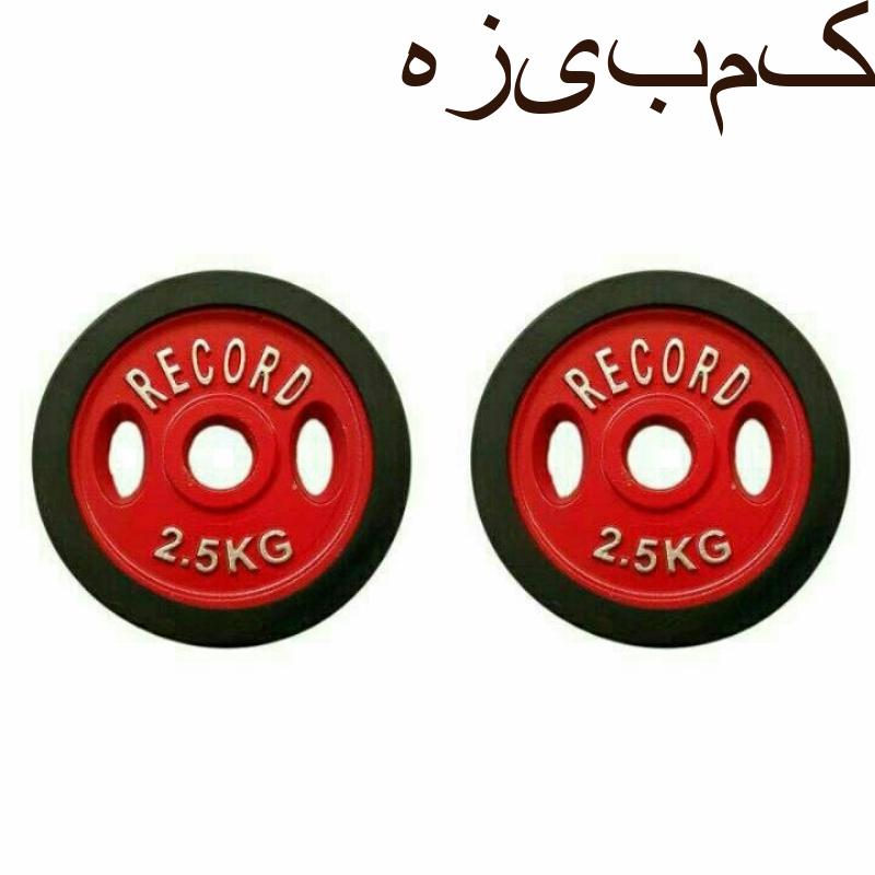 وزنه سنگ هالتر دورلاستیک ۲/۵ کیلویی