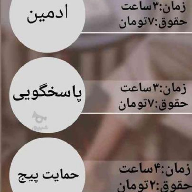 50نغر ادمین پاسخگویی و اینستاگرام نیازمندیم