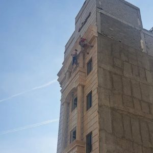 پیچ رولپلاک نما راپل کار ایمن سازی نما باطناب
