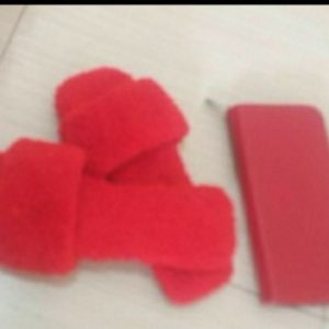 کیف پول و صندل پشمی سایز ۳۹