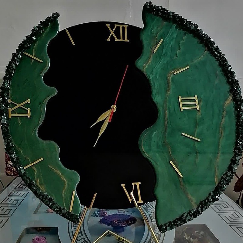 ساعت سه تیکه رزینی