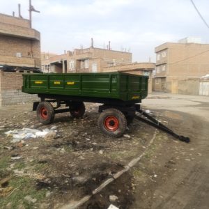 تریلی چهار چرخ کمپرس به عقب