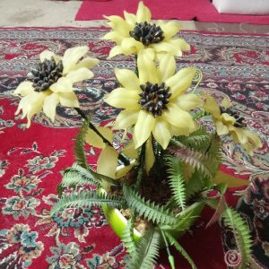 گلدان گل مصنوعی شیک