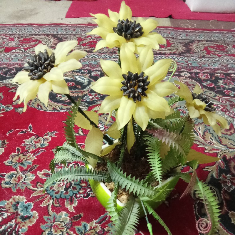 گلدان گل مصنوعی شیک