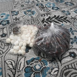 قره قروت و کشک آلوچه خشک بسته بندی شده
