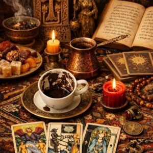 سر کتاب فال آینه بینی قهوه تاروت