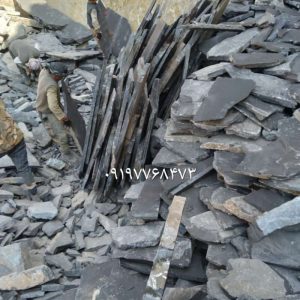 اجرای سنگ لاشه  نما ویلا باغچه دیوار
