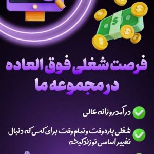 کار آنلاین در خانه/حقوق روزانه