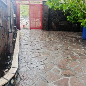 اجرای سنگ لاشه سنگ ورقه