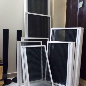 درب و پنجره ی دوجداره و پرده پلیسه