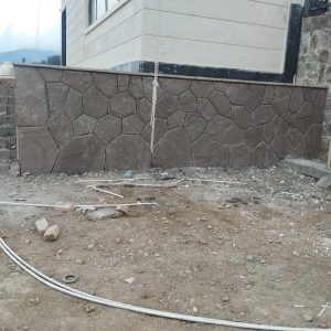 اجرای سنگ لاشه سنگ ورقه ای سنگ مالون