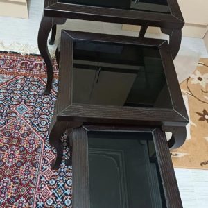 جلو مبلی قهوه ای
