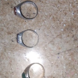 انگشتر نقره 925 با مهر